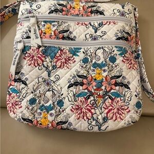 Vera Bradley Floral Crossbody Bag in Pink and Blue